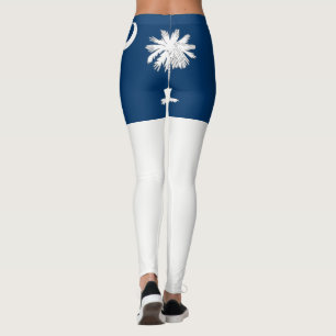 South Carolina Statlig flagga Leggings