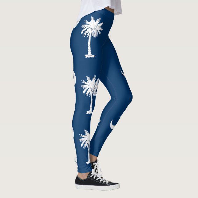 South Carolina Statlig flagga Leggings (Höger)