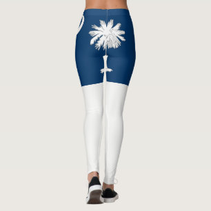 South Carolina Statlig flagga Leggings