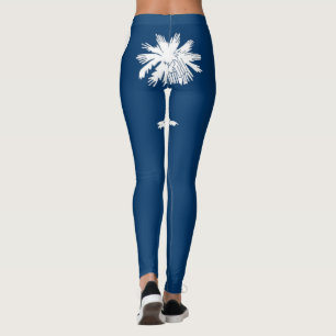 South Carolina Statlig flagga Leggings