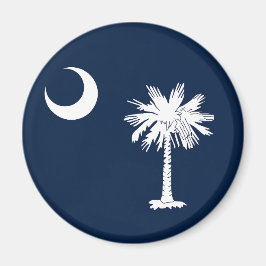 South Carolina Statlig flagga Magnet
