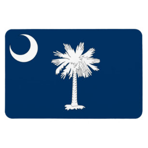 South Carolina Statlig flagga Magnet