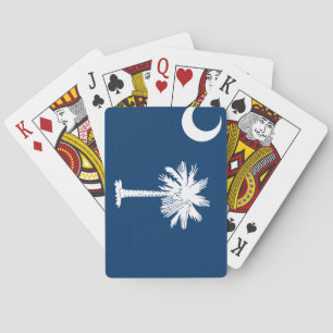 South Carolina statlig flagga Spel Kort