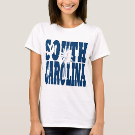 South Carolina statlig flagga T-shirt