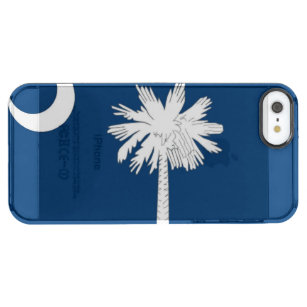 South Carolina Statlig flagga Clear iPhone SE/5/5s Skal