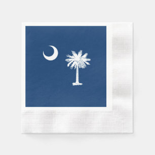 South Carolina statlig flaggadekor Pappersservett