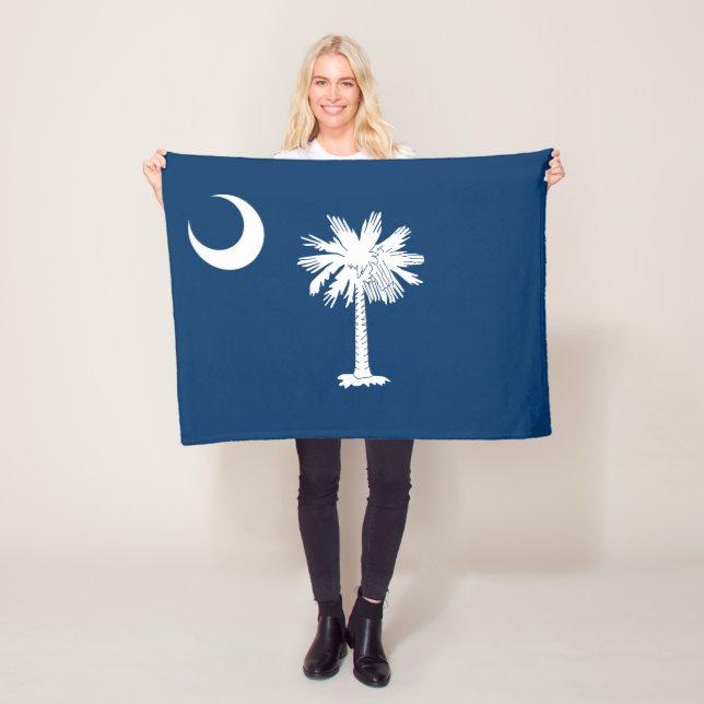 South Carolina statsflagga Fleecefilt (På plats)