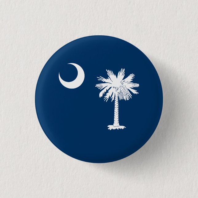 South Carolina statsflagga Knapp (Framsida)