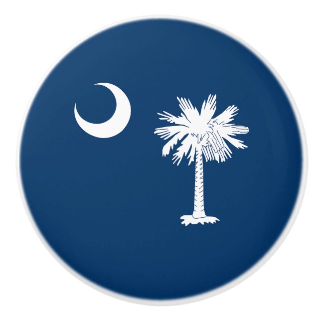 South Carolina statsflagga Knopp (Framsidan)