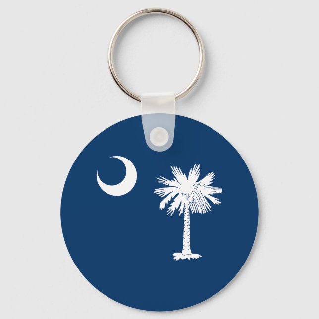 South Carolina statsflagga Nyckelring (Framsida)