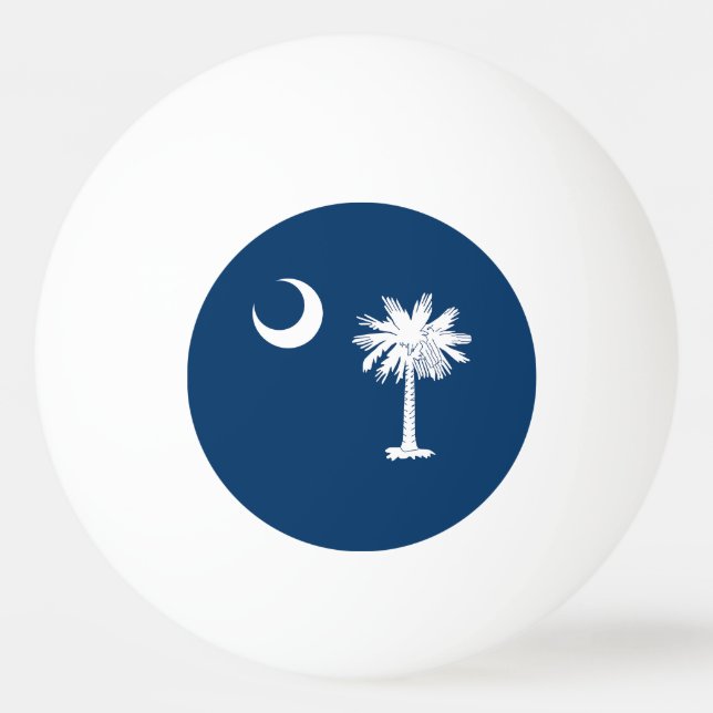 South Carolina statsflagga Pingisboll (Framsidan)
