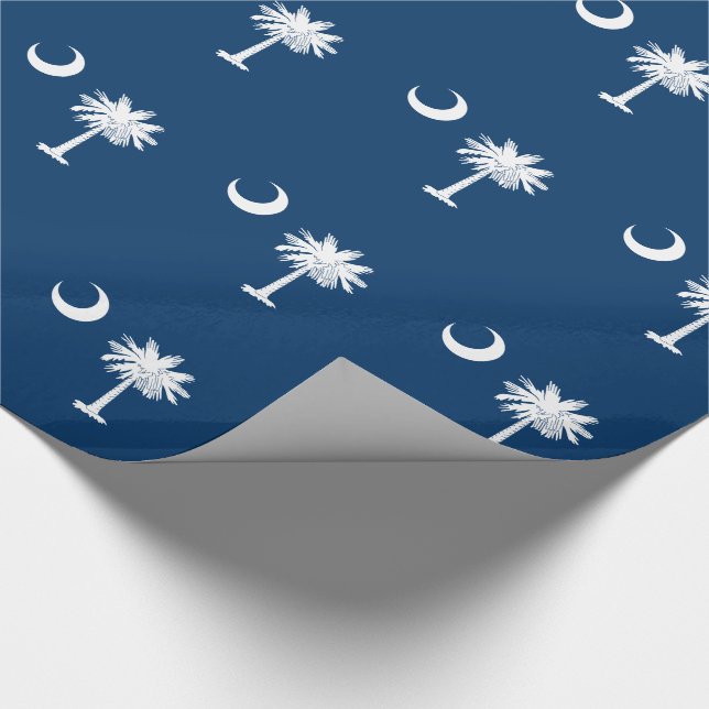 South Carolina statsflagga Presentpapper (Hörn)