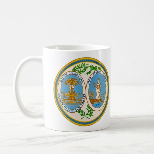 South Carolina statssigill mugg (Vänster)