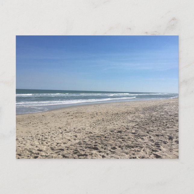 South Carolina strandlinjekort Vykort (Framsida)