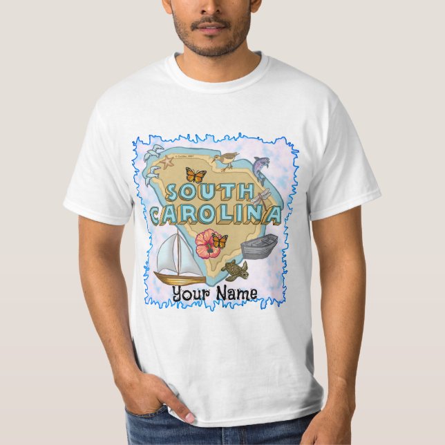 South Carolina T Shirt (Framsida)