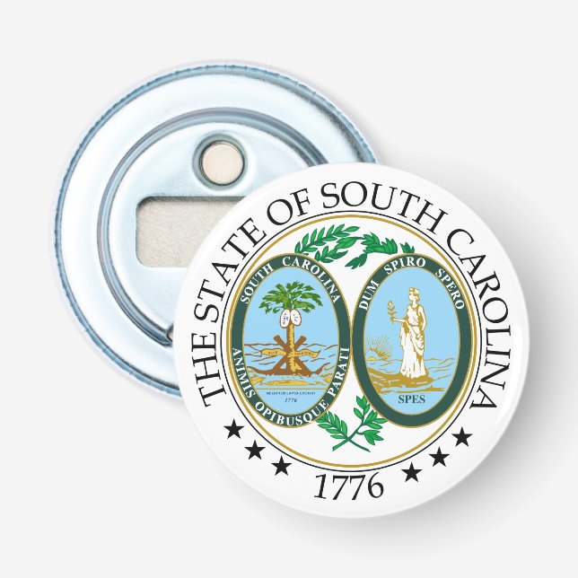 South Carolina-tecken Flasköppnare (Framsidan)