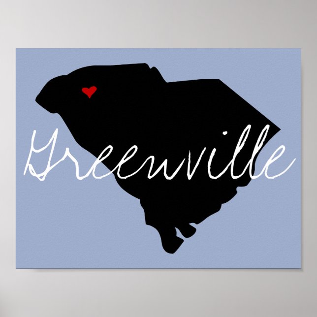 South Carolina Town Poster (Framsidan)