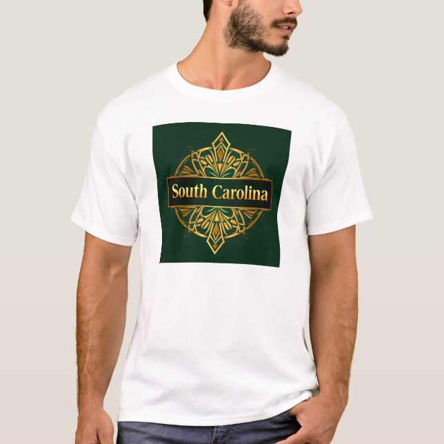 South Carolina Tshirt V03 T Shirt (Framsida)