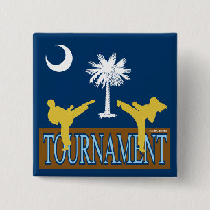 South Carolina turnering klämmer fast Knapp