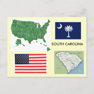 South Carolina, USA Vykort