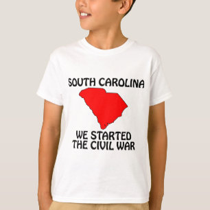 South Carolina - Vi startade det amerikanska inbör T Shirt
