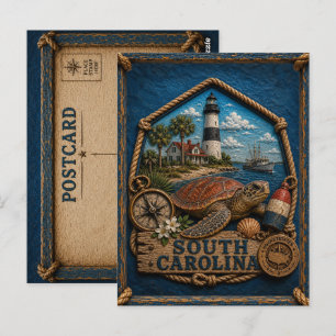 South Carolina Vintage Resa Vykort
