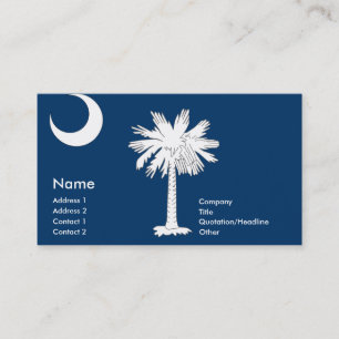 SOUTH CAROLINA visitkortar Visitkort