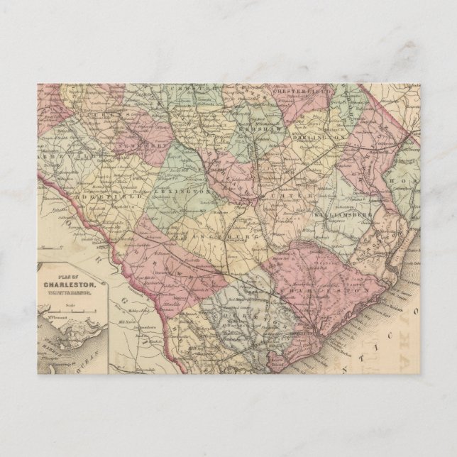 South Carolina Vykort (Framsida)