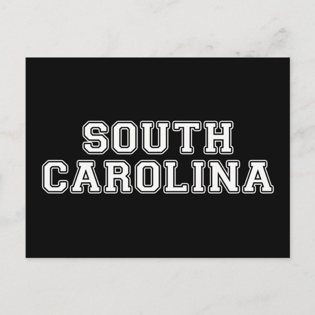 South Carolina Vykort (Framsida)