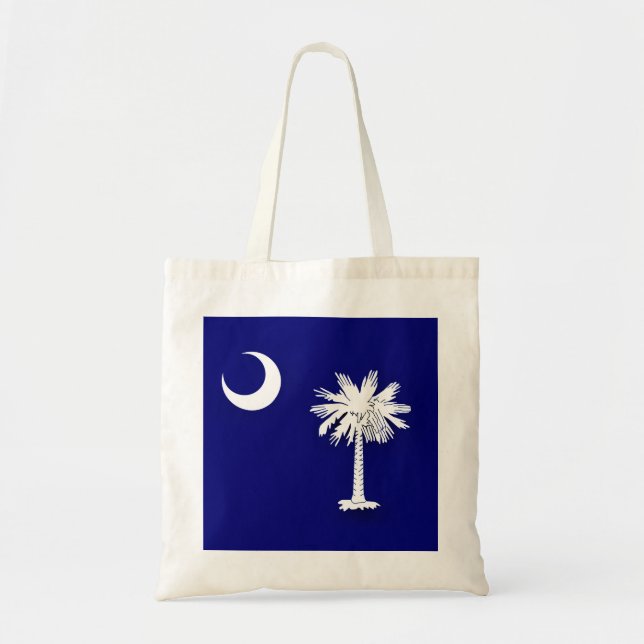 South Carolina's Flag Tote Tygkasse (Framsidan)