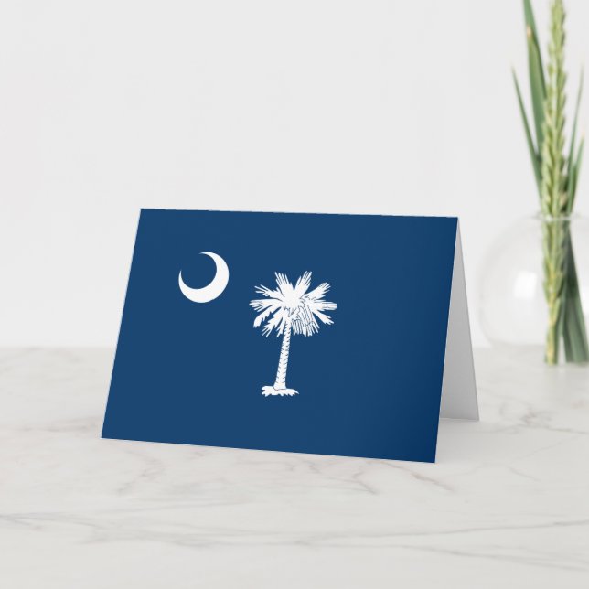 South Carolinian Flag, Flag of South Carolina Kort (Framsida)