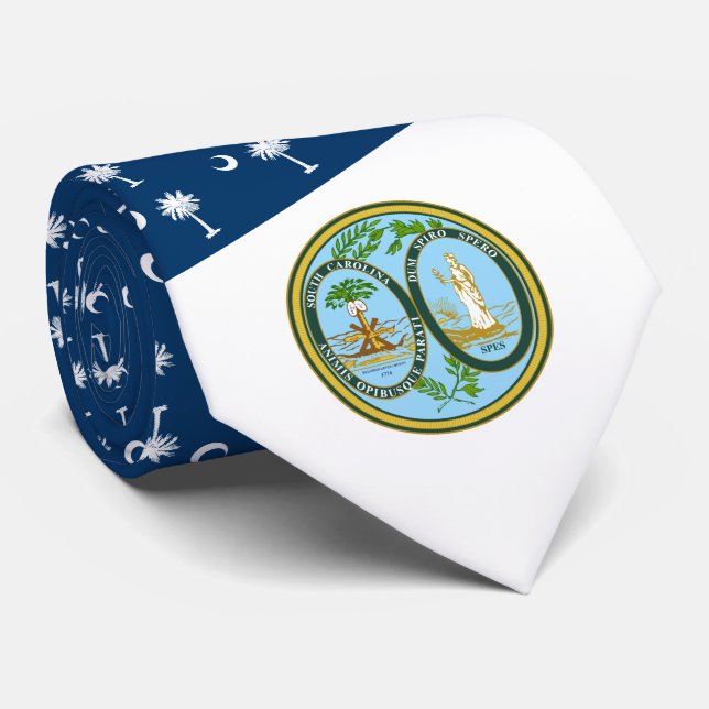 South Carolinian Flagga & Seal, South Carolina Slips (Rullad)
