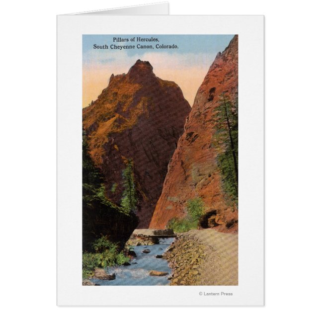 South Cheyenne Canyon Hälsningskort (Framsidan)
