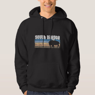 South Dakota Badlands Bison Älskare SD Vacation Hoodie