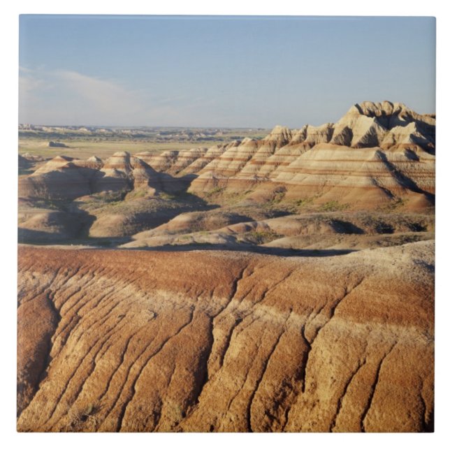 South Dakota, Badlands nationalpark, Badlands Kakelplatta (Framsidan)