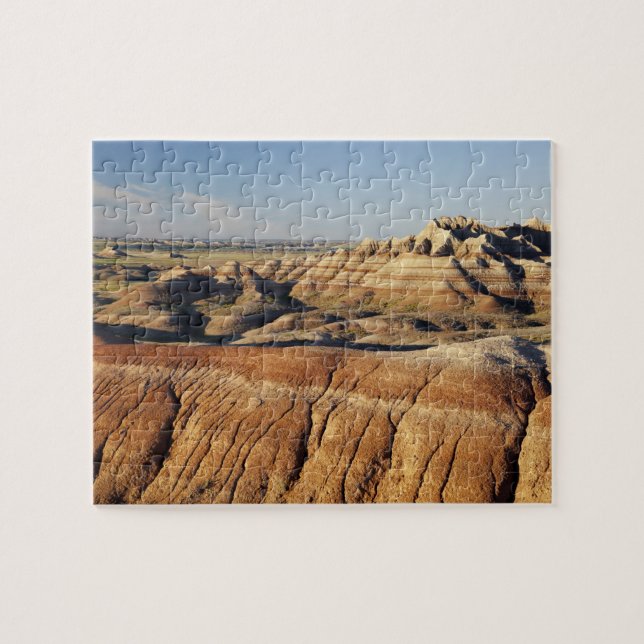 South Dakota, Badlands nationalpark, Badlands Pussel (Horisontell)