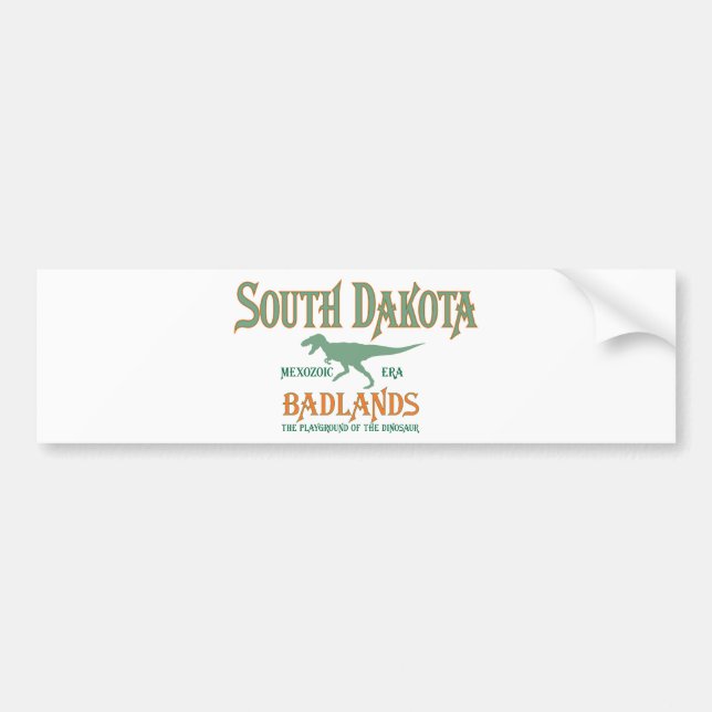 South Dakota Bildekal (Framsidan)