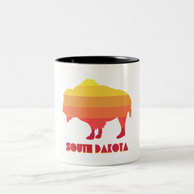 South Dakota Bison Två-Tonad Mugg (Center)