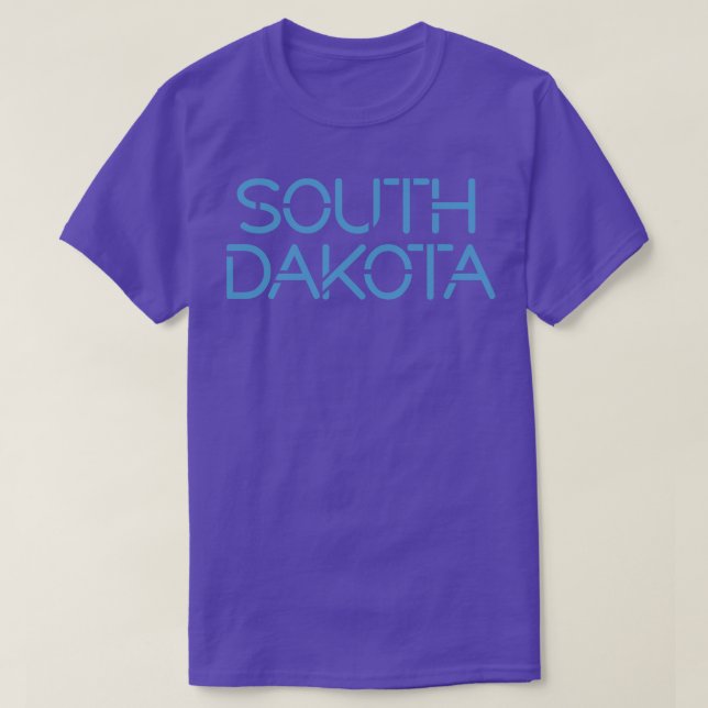 South Dakota Blue T Shirt (Design framsida)