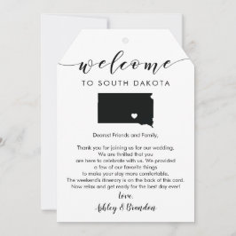 South Dakota Bröllop Välkommen Märkre Itinerary