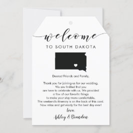 South Dakota Bröllop Välkommen Märkre Itinerary
