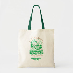 South Dakota Bröllop Welcome Bag, Staten Kärlek Tygkasse