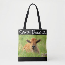 South Dakota Buffalo-Prairie Hund Tote Tygkasse