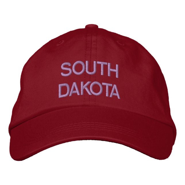 South Dakota Cap Broderad Keps (Framsida)