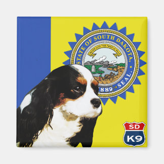 South Dakota Cavalier Kung Charles Spain Magnet