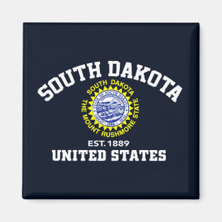 South Dakota Est 1889 USA, Independence day Magnet