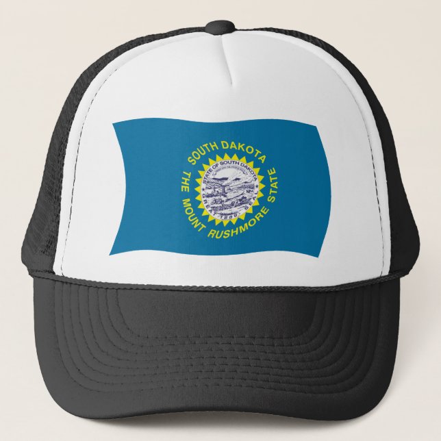 South Dakota Flagg Hatt Truckerkeps (Framsida)