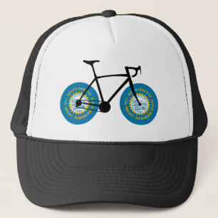 South Dakota Flagga Cycling Keps