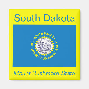 South Dakota flaggamagnet Magnet