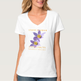 South Dakota Flower Pulsatilla vulgaris T Shirt